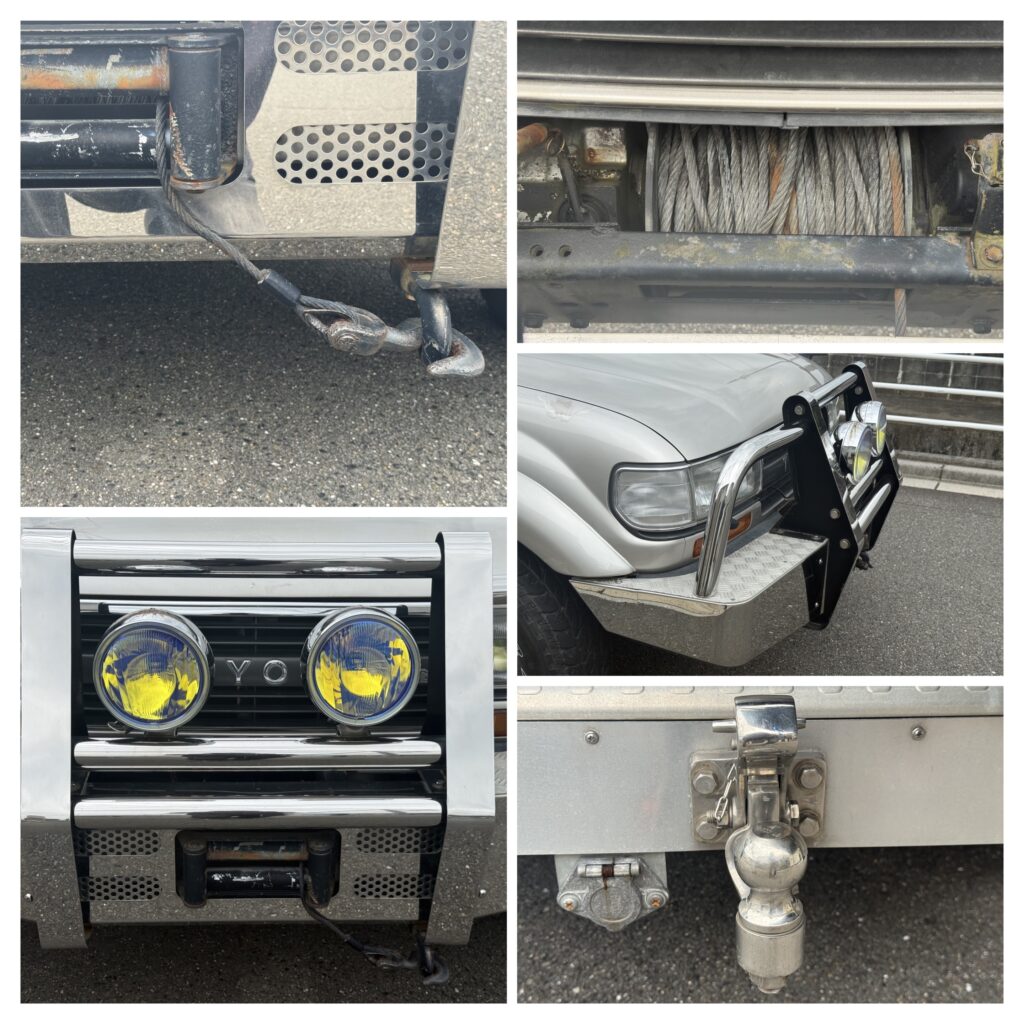 【平成4年式】 ◆管理番号:113◆ トヨタ ランドクルーザー80 VXリミテッド / 1HDディーゼルターボ / 4WD / サンルーフ / ウインチ / RECAROシート / AT / 4WDの追加写真